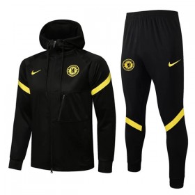 Chelsea Trainingsjack Capuchon 2022-23 Zwart gele